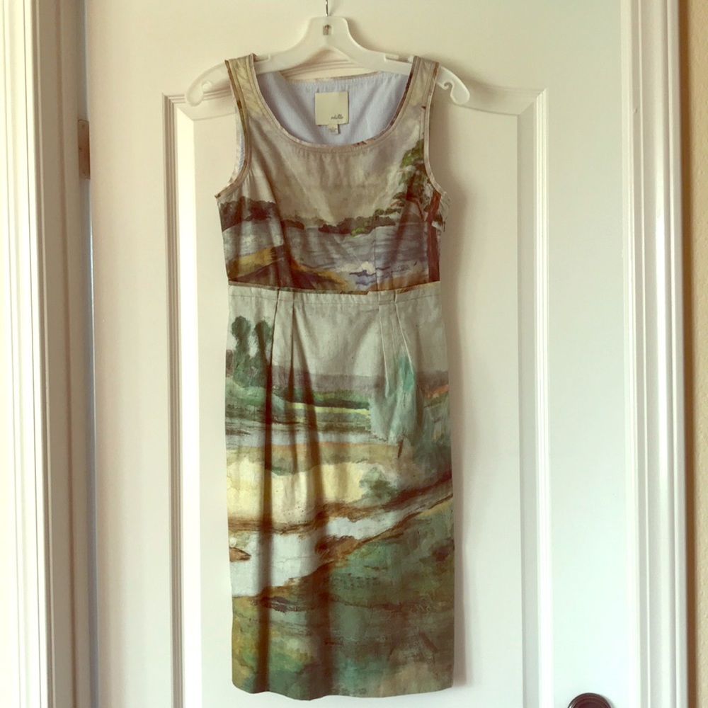 Anthropologie knee length dress.